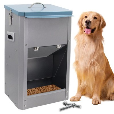 Automatic Dog Feeder 30lb Large Gravity Pet Food Dispenser Hanging for Outdoo...