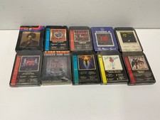 VINTAGES 8 TRACK AUDIO TAPE CARTRIDGE LOT OF 10 MIX