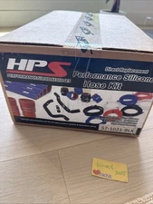 HPS 57-1021-BLK Black Silicone Radiator Hose For 2006-2011 Civic Si NEW