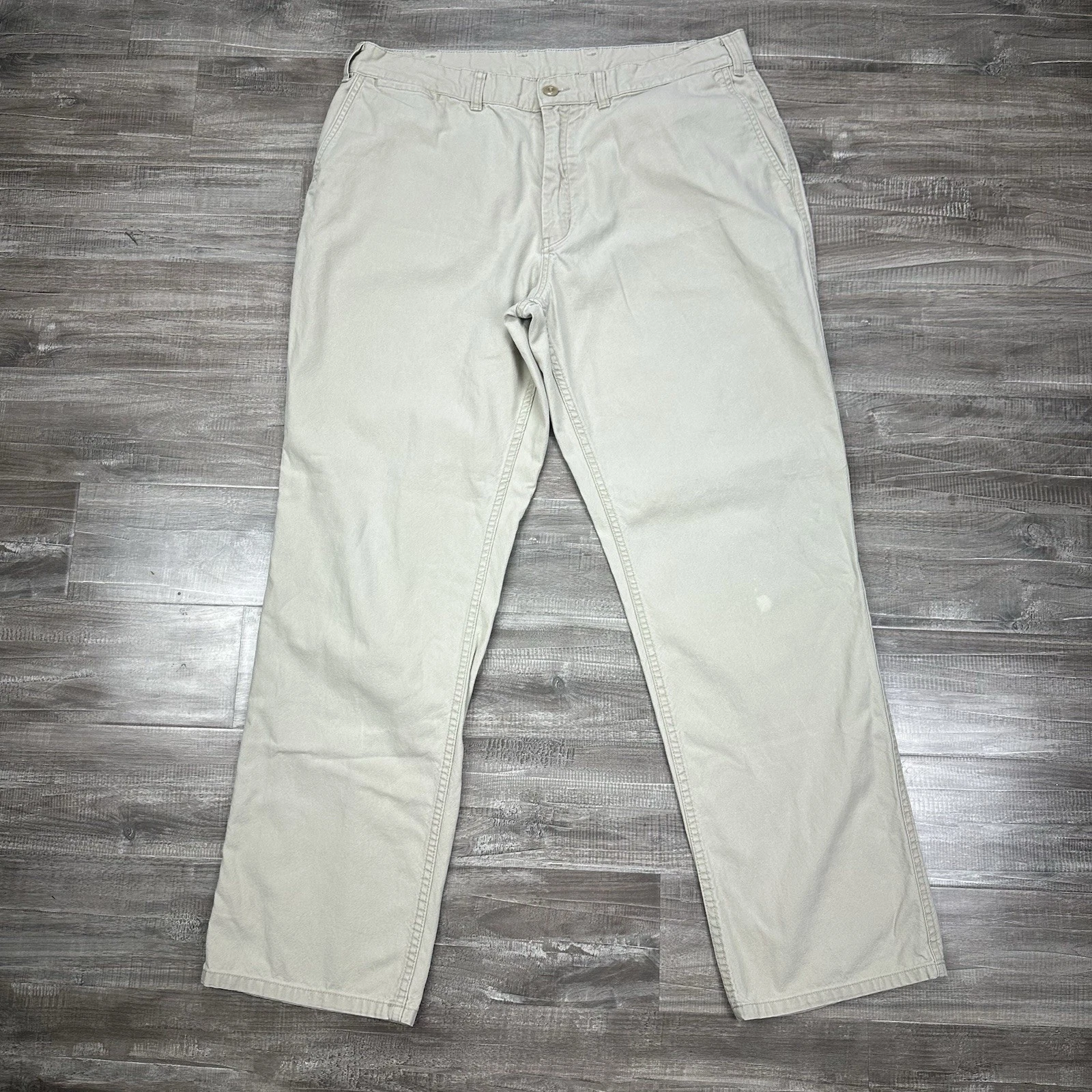 Patagonia Chino Pants Mens 38x32 Organic Cotton Beige Straight Outdoor Hiking