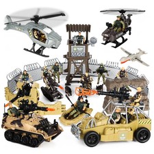 Army Toys, Military Battle Playset with Army Men Action Figures, Army Vehicle...