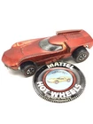 Mattel Hot Wheels 1968 Red Line Turbo Fire Spectra Flame Red Car With Button