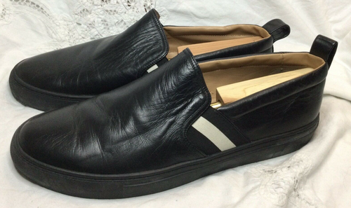 Bally Herald 200 Black Lambskin Leather 