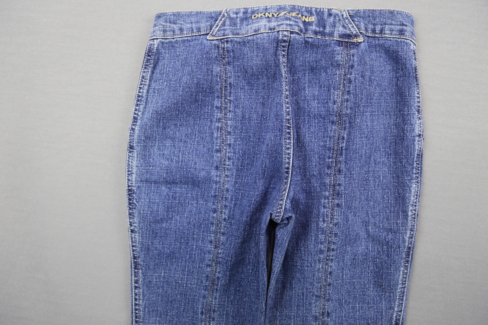 Vintage Womens DKNY Jeans Boot Cut Split Leg Mid Rise Size 0 (27x30) image 5