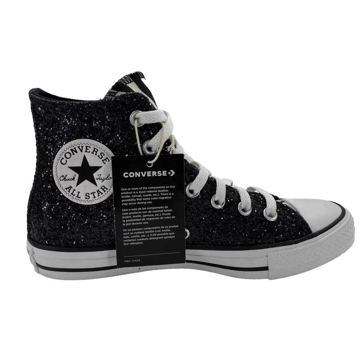 Tênis Converse Chuck Taylor All Star Move Hi Monochrome Dark Preto