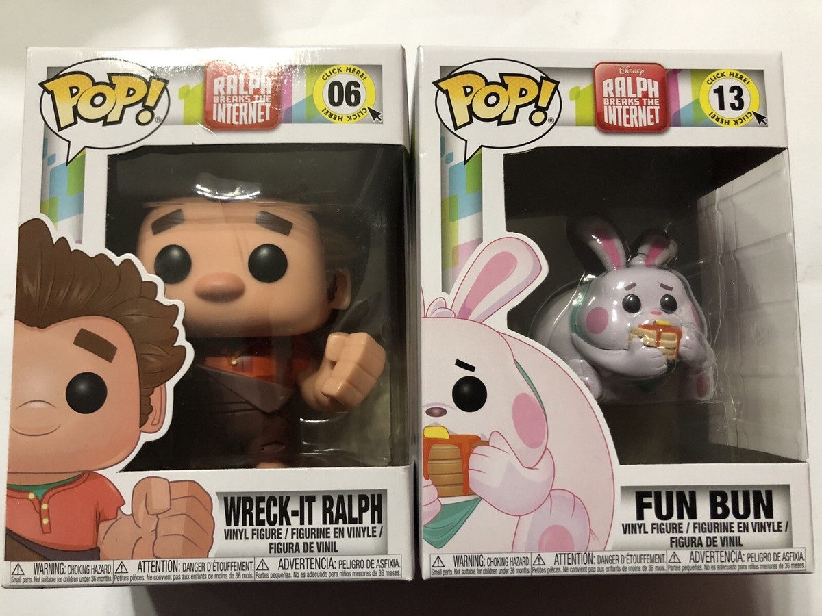 yume bun　Funko POP! FUNKO POP DISNEY RALPH BREAKS THE INTERNET WRECK-IT RALPH 6 & FUN