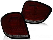 LED Lightbar R&uuml;ckleuchten f&uuml;r Mercedes M-Klasse ML W164 Bj. 05-08 Rot/Smoke