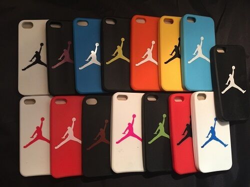 JORDAN COVER FOR APPLE IPHONE 5/5C/5S/SE RUBBER SILICONE CASE LOGO MICHAEL NEW - Picture 1 of 21