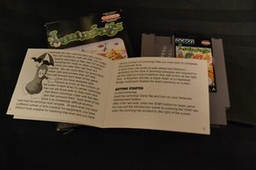 Videogame NES Nintendo Boxed Lemmings  1991 & Instructions