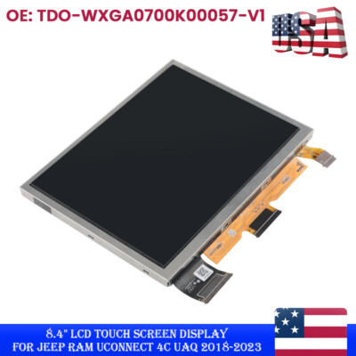 OEM TDO-XGA084 8.4'' Uconnect 4C UAQ LCD DISPLAY FOR2018-2022 JEEP GRAND CHARGER