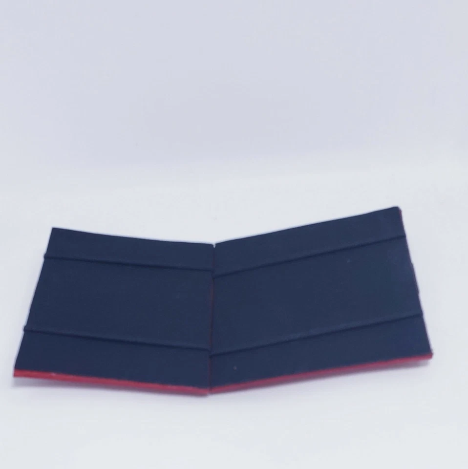 Cartera roja seda para tarjetas coleccionables de 2,5 x 3,5 - arte, ATC, ACEO, béisbol, etc. Foto 3 de 4