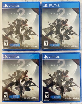 4 - Copies of Destiny 2 - PlayStation 4 Standard Edition (Factory Sealed)
