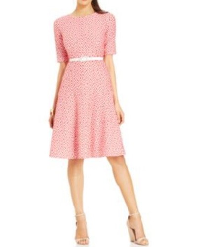 Anne Klein Dress Sz 10 Zinnia Camellia 