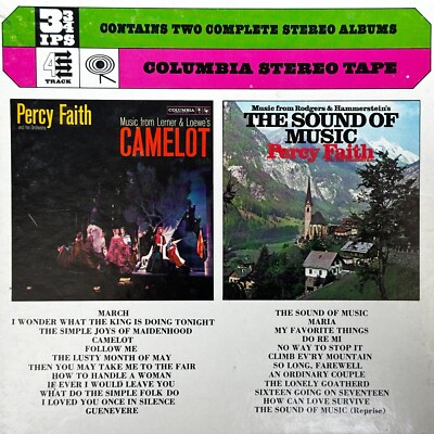 Music From Lerner & Loewe's Camelot Reel Tape 3 ¾ ips 4trk Columbia   H2C 11