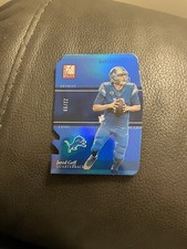 2023 Donruss Elite Football Jared Goff #/99 Aspirations Blue Holo Die-Cut SP NEW