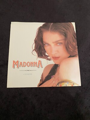 MADONNA 1989 picture sleeve for hit ''Cherish'' from ''Like A Prayer''