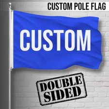 Custom Double-Sided Flag - Personalized Outdoor Indoor Decor for Home Yard
