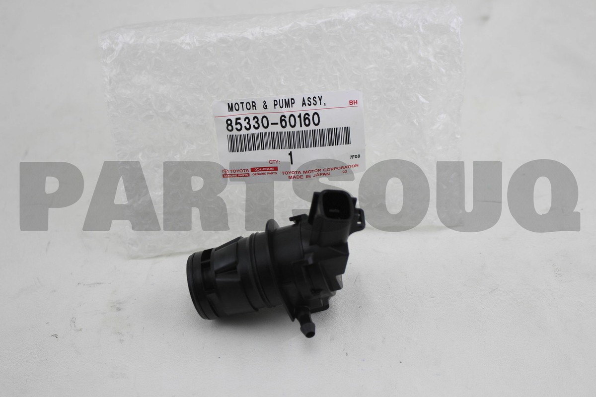 8533060160 Genuine Toyota MOTOR & PUMP ASSY, RR WASHER 85330-60160