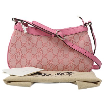GUCCI GG Canvas Half Moon Mini Shoulder Bag Collaboration 723737 