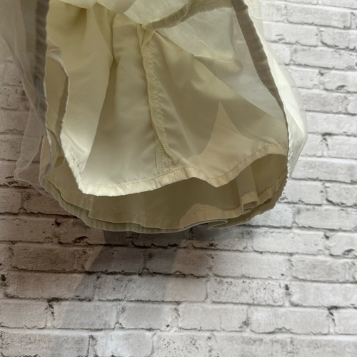 Abito Carter's bianco/avorio tulle taglia 18 M dettaglio scintillante foderato vacanza - Foto 7 di 9