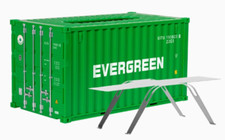 Napkin Holder Shipping Container Tissuebox  - Neu - green