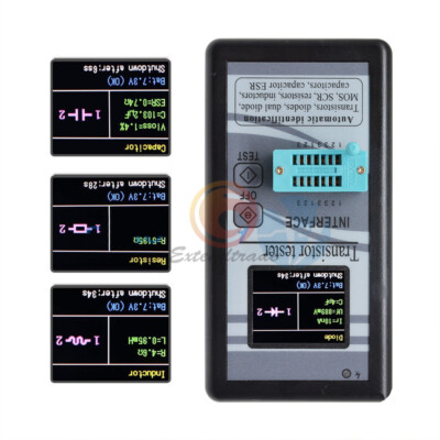 TFT LCD Display Transistor Tester Diode Checker Kapazitätsmessgerät M328 4.6cm