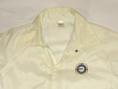 VINTAGE 1992 APPLE COMPUTER INC. PORTS-O'-CALL EMBROIDERED WINDBREAKER JACKET! L
