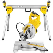 Dewalt DWS777-LX 216mm XPS Slide Compound Mitre Saw 110V with DE7033 Leg Stand