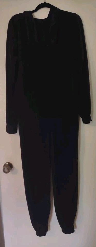 Disfraz de vellón con capucha de cuerpo completo Just Love Skeleton One PC para hombre adulto mediano Foto 3 de 4