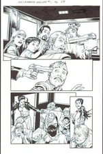 ANDRE COELHO SUICIDE SQUAD: AMANDA WALLER INK ART-1ST APP. KRIGER-3, PAGE 24!