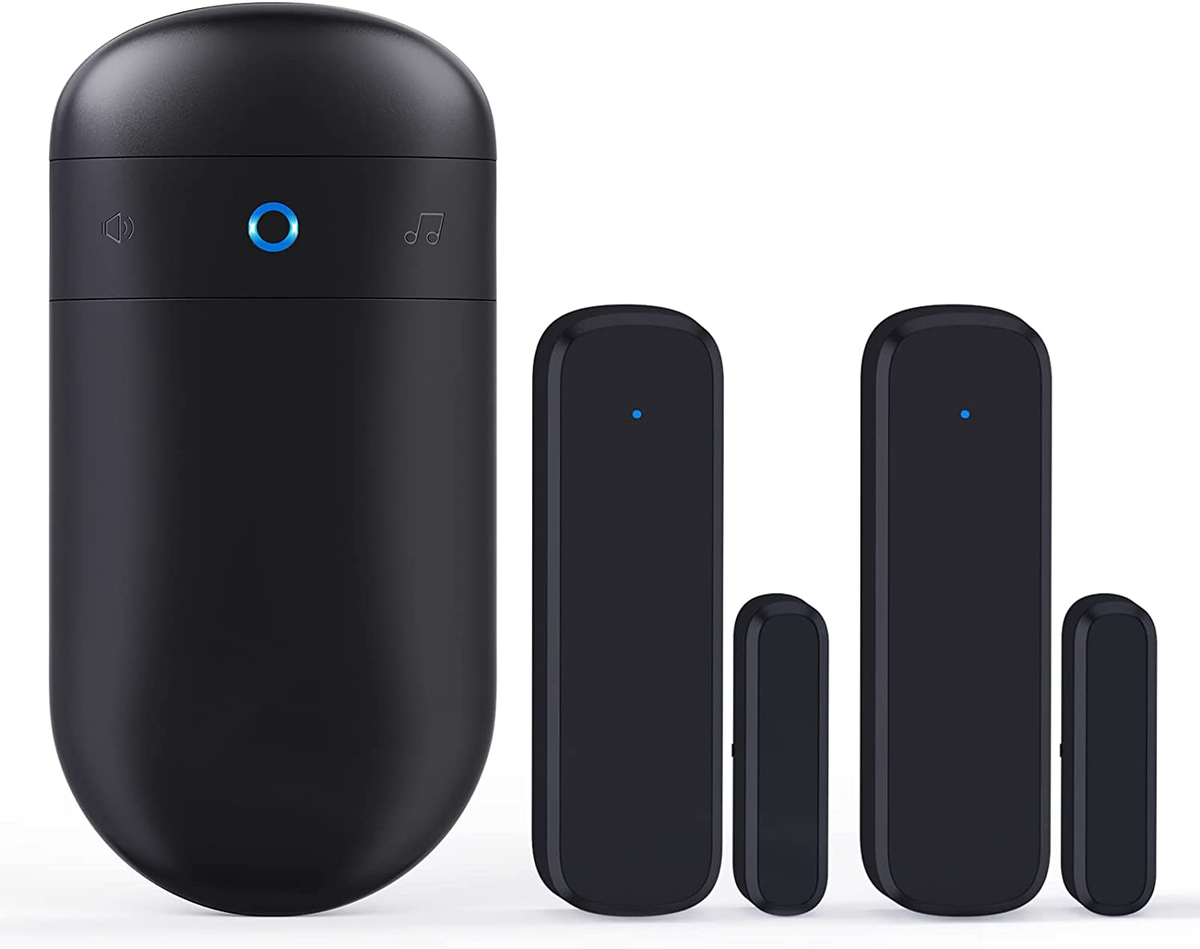 Door Chime, Door Sensor Chime For Door Opens – Door Ringer With...