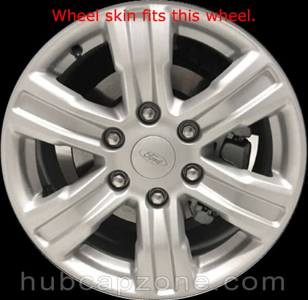 Black 17" Ford Ranger Wheel Skins Hubcaps 20192020 Black Wheel Covers