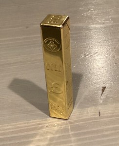 Gold Bullion Bar Refillable Butane Gas Lighter Novelty Item