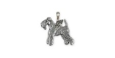 Kerry Blue Terrier Angel Jewelry Sterling Silver Handmade Kerry Blue Terrier Pen