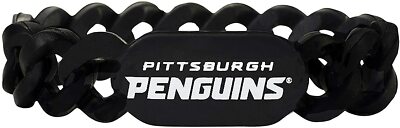PITTSBURGH PENGUINS NHL SILICONE LINK BRACELET UNISEX