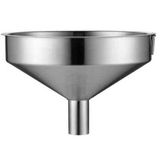 Imbuto in acciaio inox bocca larga grande diametro per uso commerciale e domestico