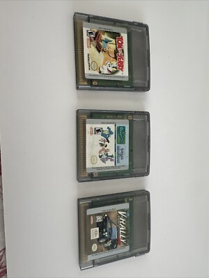 Vintage LOT of 3 Gameboy Color Games (Nintendo, 1989) Authentic Tested Mint  