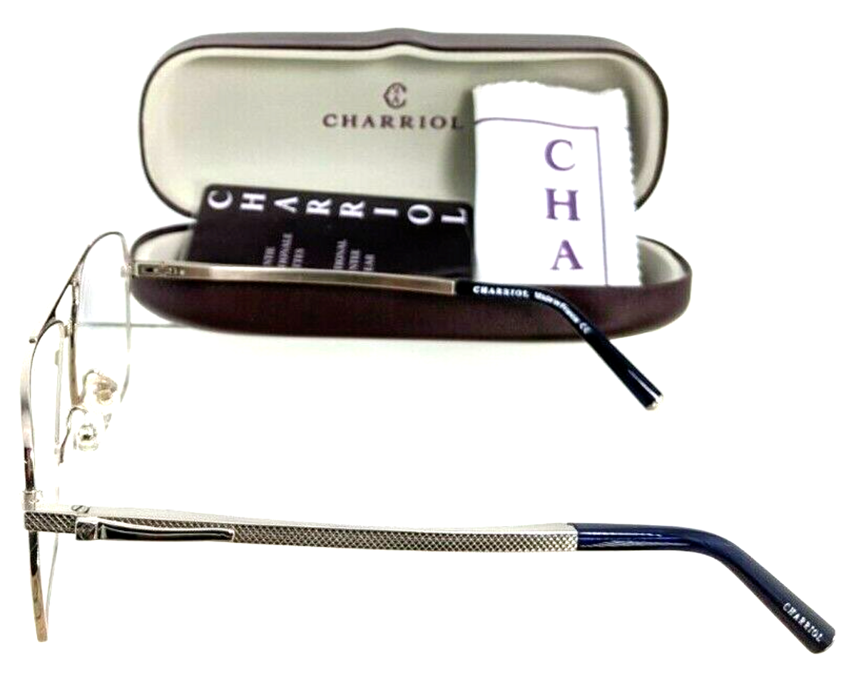 New PHILIPPE CHARRIOL Aviator Eyeglasses PC75037 C06 58-18