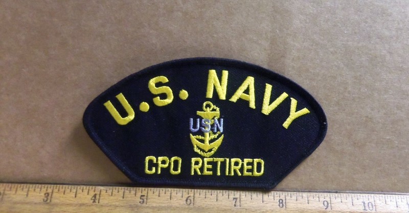 U.S. Navy - CPO Retired Embroidered Patch
