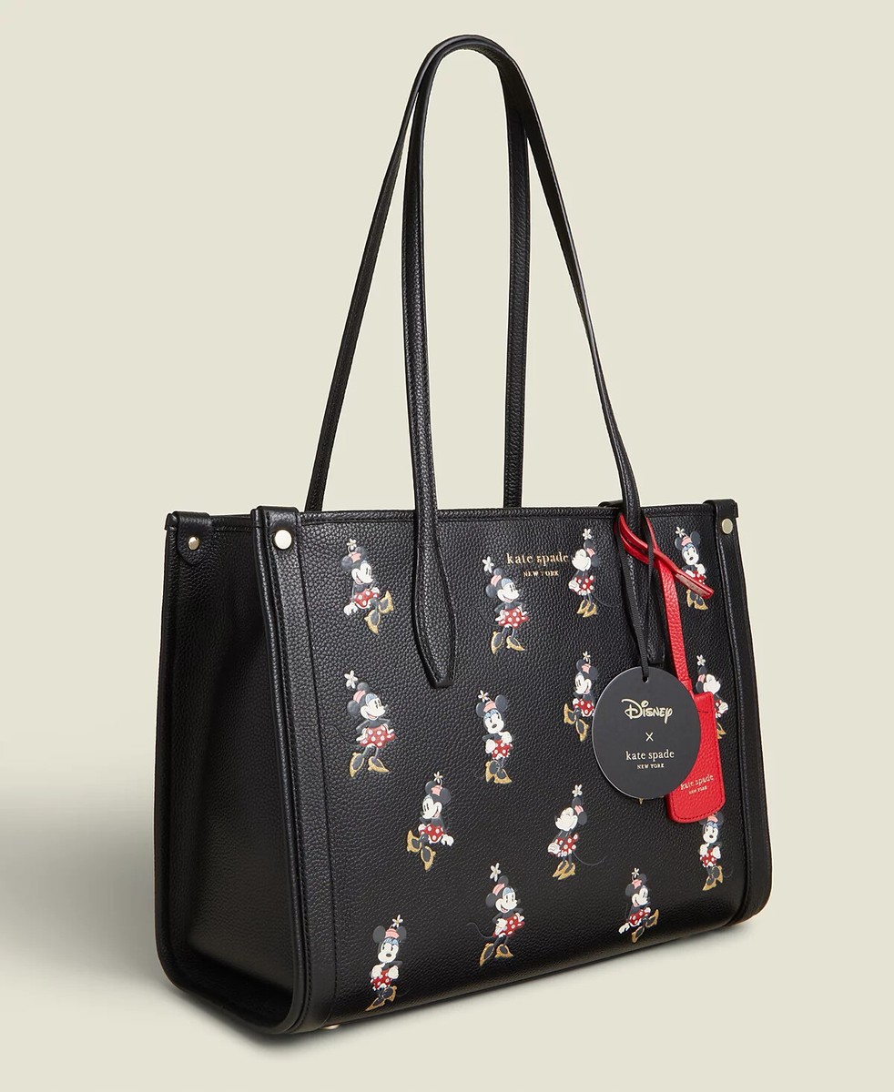 Kate Spade Disney Minnie Mouse Leather Medium Market Tote ~NWT