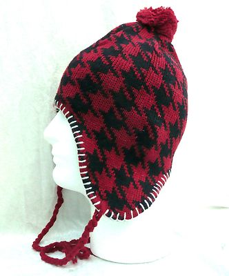Mujer Invierno Peruano Cubierta Orejas Gorro Orejeras Sherpa Esquí