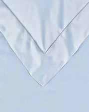 Frett Italy Cotton Sateen Euro Square Pillow Sham European 26 x 26 New  Sky Blue