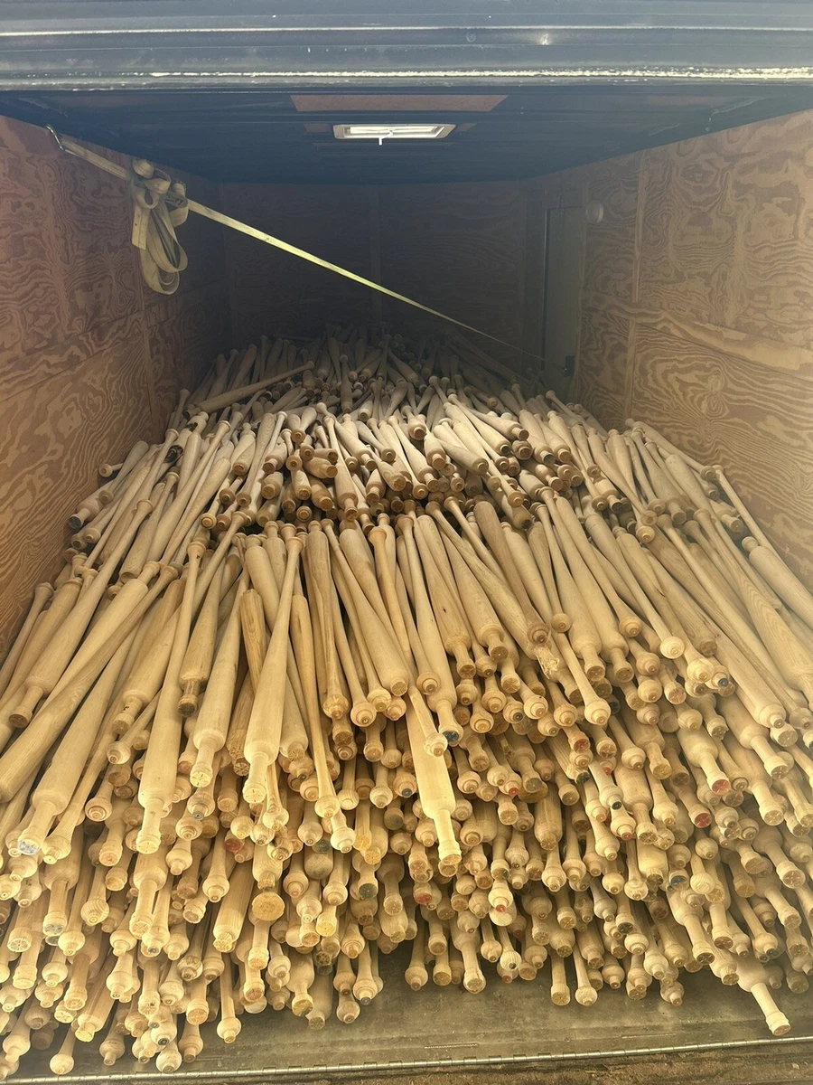 Paquete de 15 bates de béisbol CALIDAD ARTESANAL madera con manchas (ENVÍO GRATUITO)