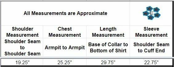 Camisa polo club Beverly Hills para hombre talla L manga larga abotonada azul/negro/blanco Foto 2 de 4