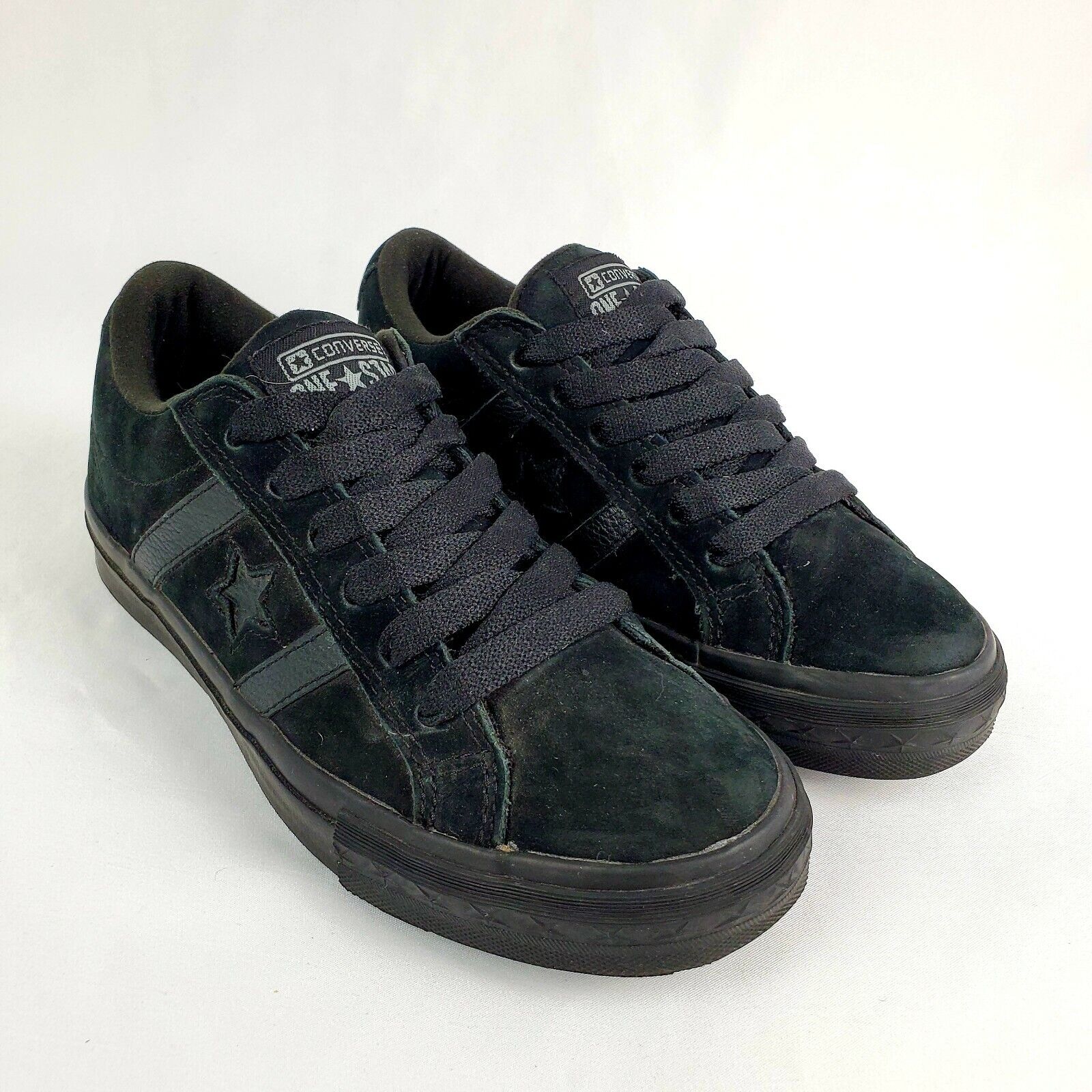 Converse One Star OX Premium Suede Unisex Sneakers Black Sz. Men 4 / Women   | eBay