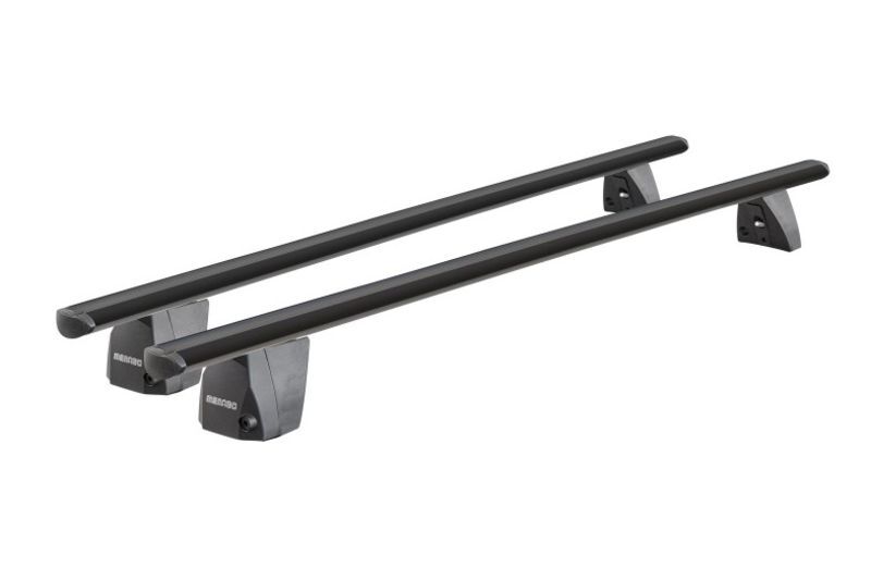 Barres de toit pour Peugeot Partner 3 en aluminium noir profilé de toit aérodynamique
