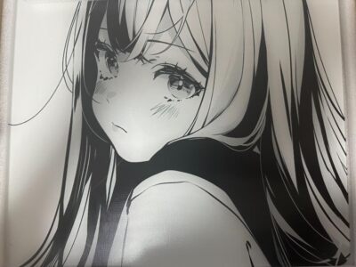 Atom Gaming Glass Mouse Pad WALLHACK Frenzy Sora Yume Design Japan