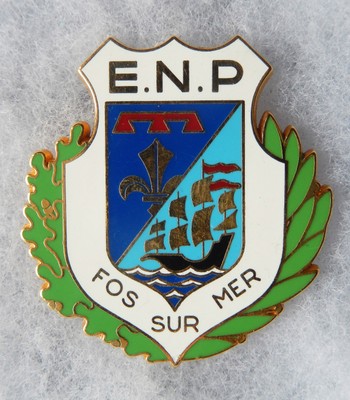 Insigne Police Obsolete Police Nationale E N P Fos Sur Mer Ebay