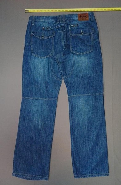 Men FCUK Jeans Black Cotton 34