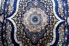 8X5 BREATHTAKING 1200+KPSI HIGH QLTY POWER LOOMED SILK NAINN DESIGN TURKISH RUG